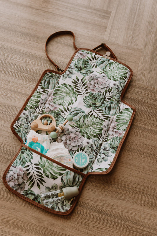 Baby Clutch - Succulent Design