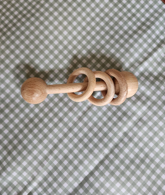 Wooden Ring Rattle
