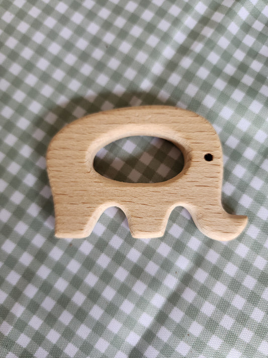 Wooden Elephant Teether